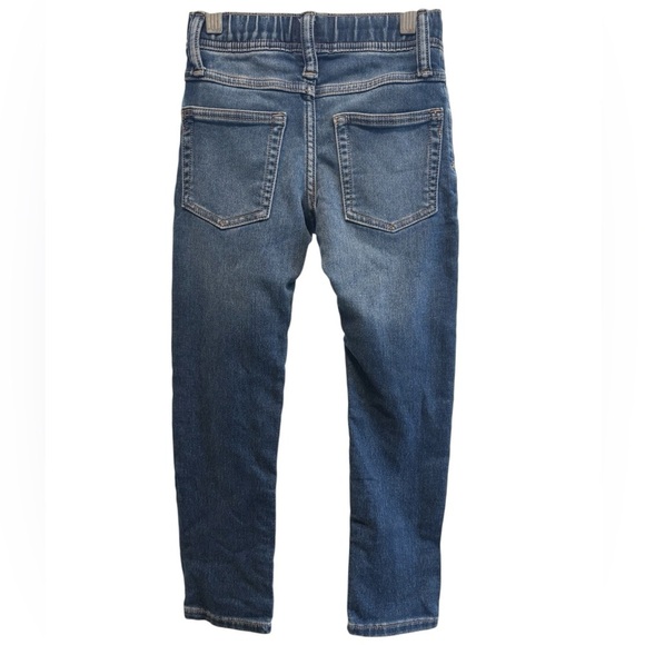 GAP Denim Stretch Slim Pull-On Faux Distressed Jeans | Size 6-7 Small - Picture 2 of 7